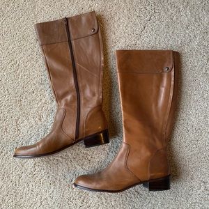 Tan Leather Corso Como Riding Boots